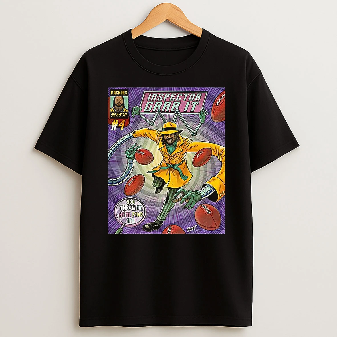 Green Bay Packers Inspector Crab It T Shirt