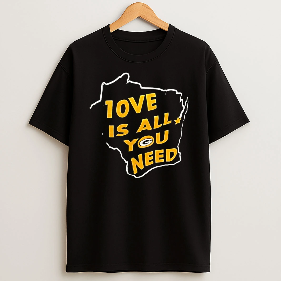 Green Bay Packers Love Is All You Need T Shirt