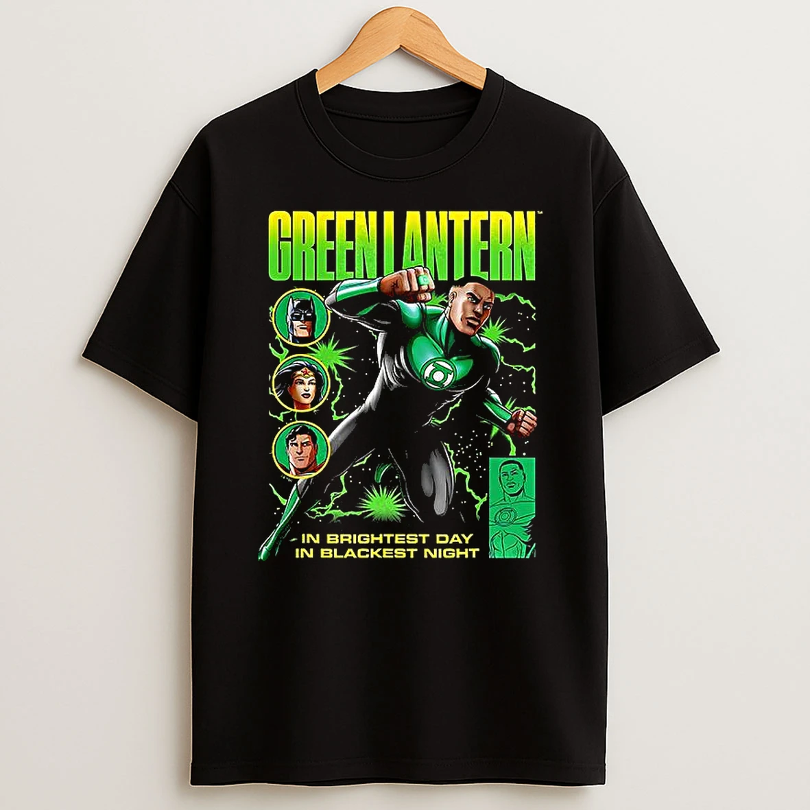 Green Lantern In Brightest Day In Blackest Night T Shirt