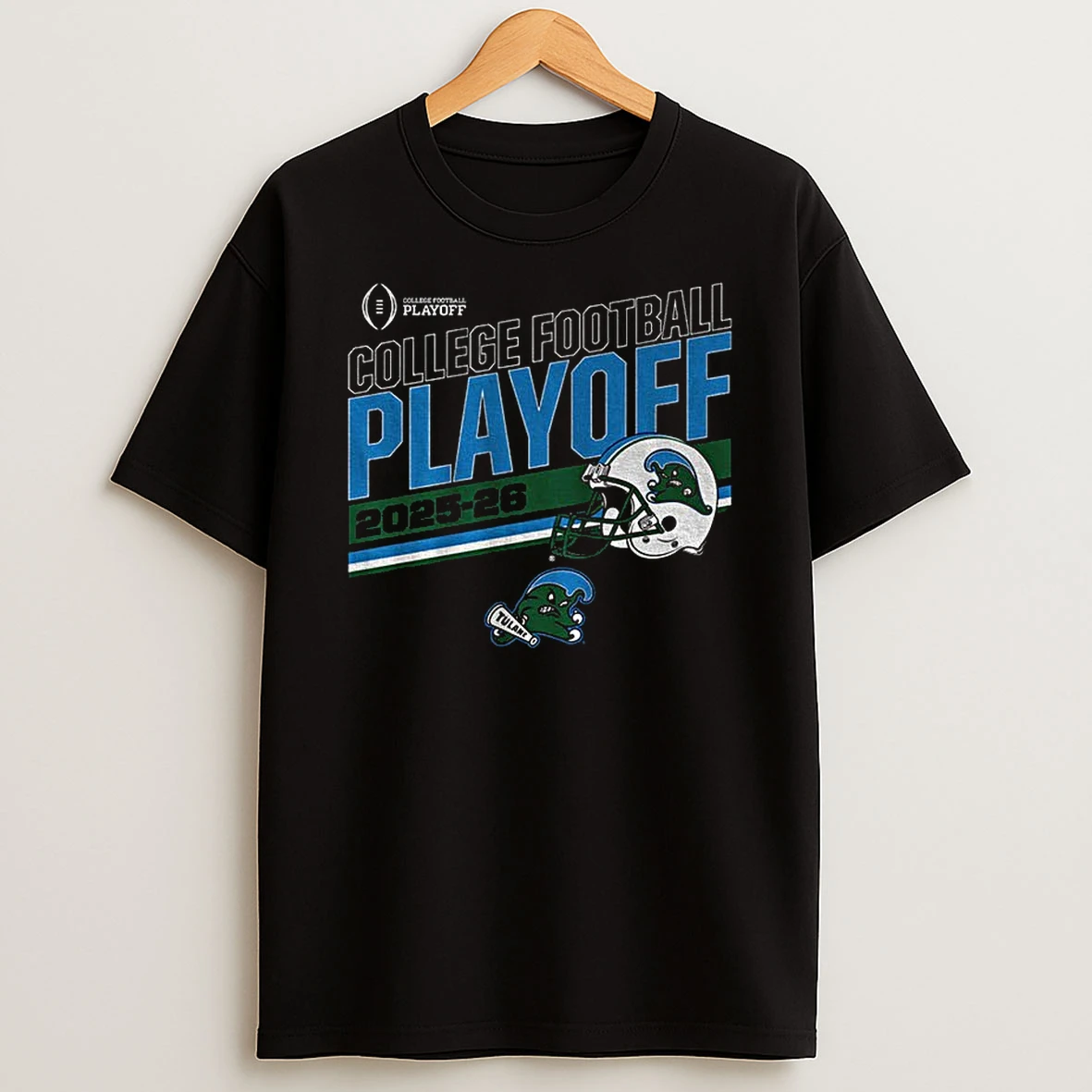 Green Wave College Football Playoff Cfp 2025 26 T Shirt