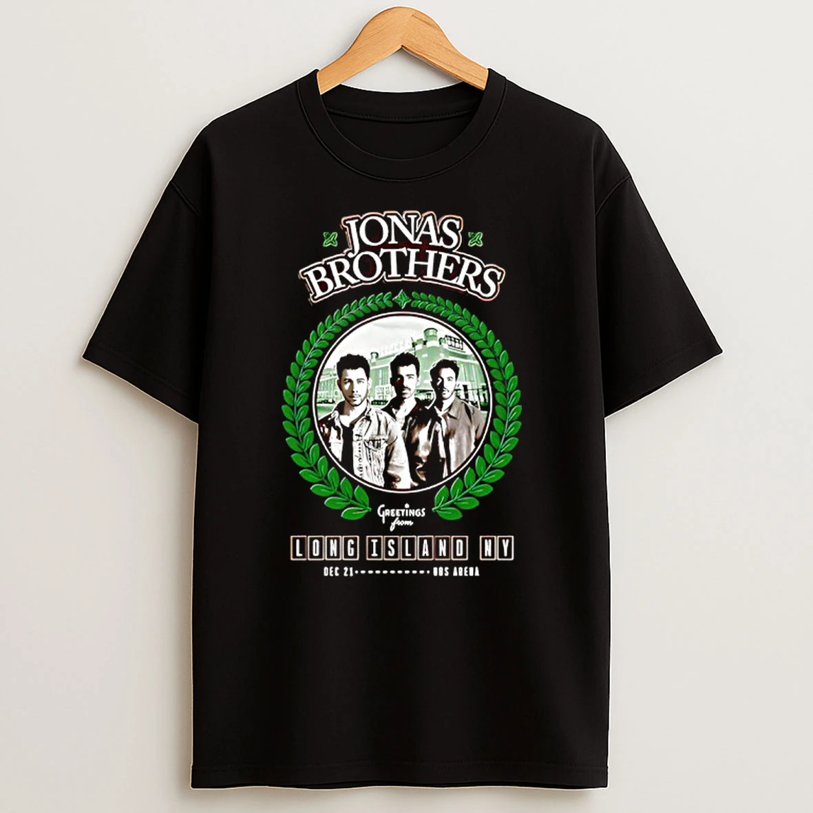 Greetings From Your Hometown Elmont Ny Crew Jonas Brothers T Shirt