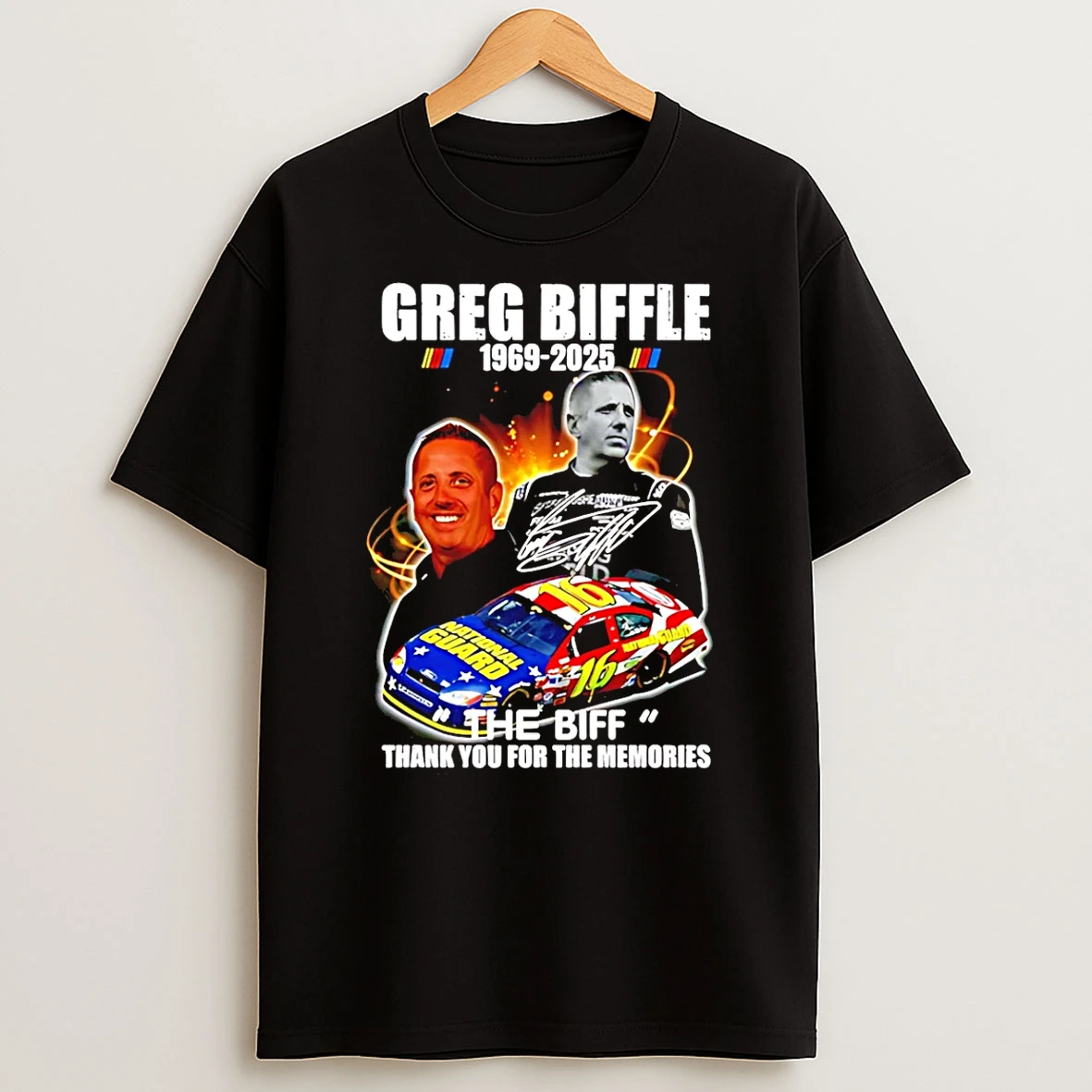 Greg Biffle 1969 2025 The Biff Thank You For The Memories T Shirt
