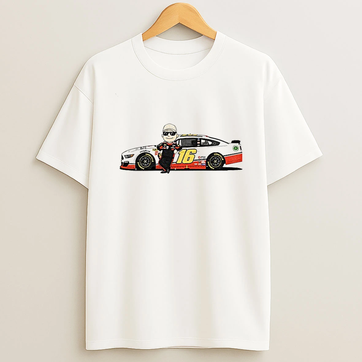 Greg Biffle Charlie Brown Style T Shirt
