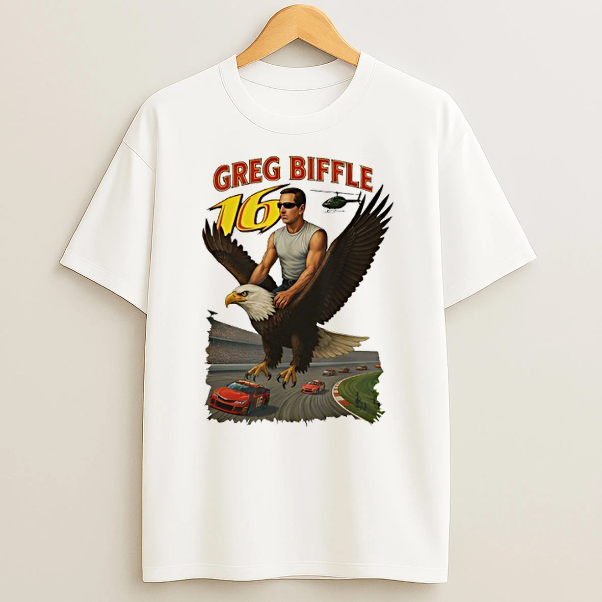 Greg Biffle Memorial Tribute Race Car Champion T Shirt