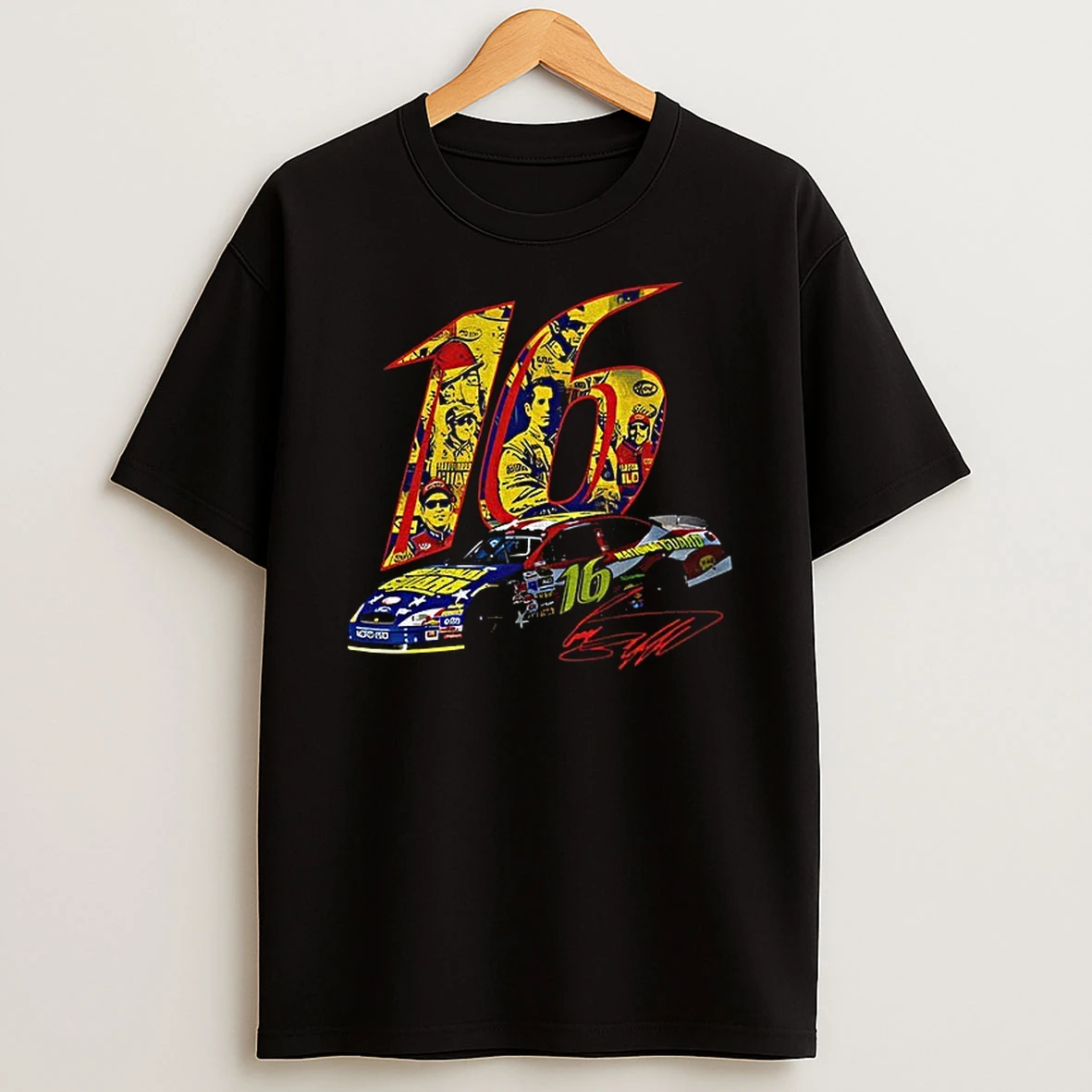 Greg Biffle Nascar Cup Series The Biff 16 Signature T Shirt