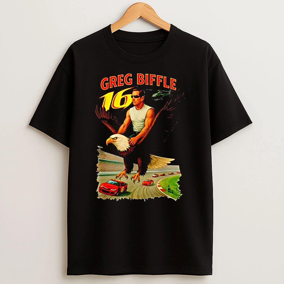 Greg Biffle Retro Art T Shirt