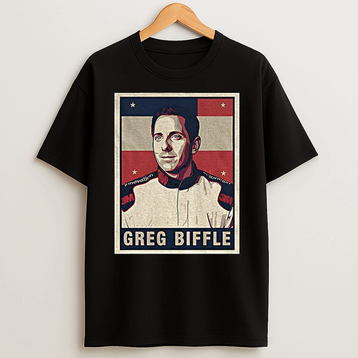 Greg Biffle Retro Art 80s T Shirt