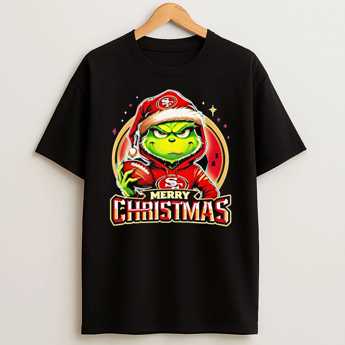 Grinch Christmas San Francisco 49ers Nfl Football T Shirt
