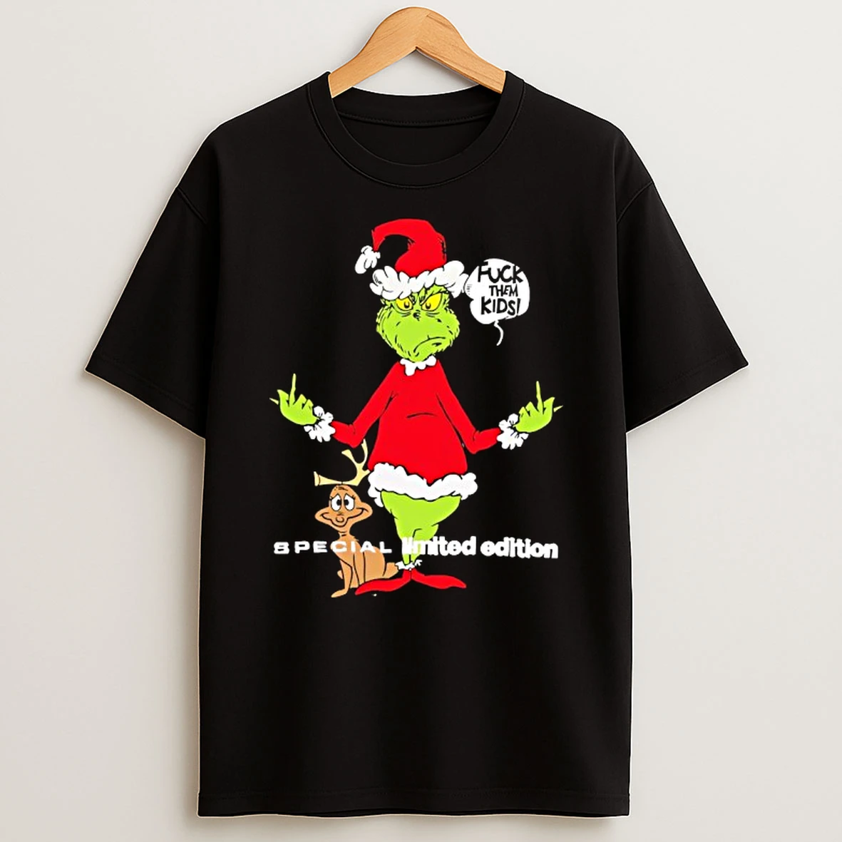 Grinch Fuck Then Kids T Shirt
