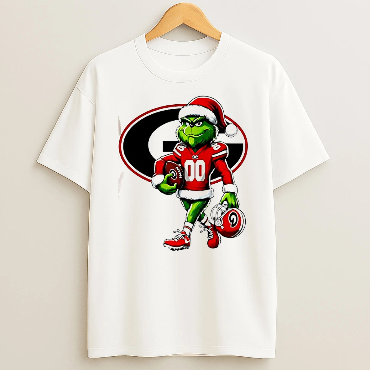Grinch Georgia Bulldogs Ncaa Football Circle T Shirt