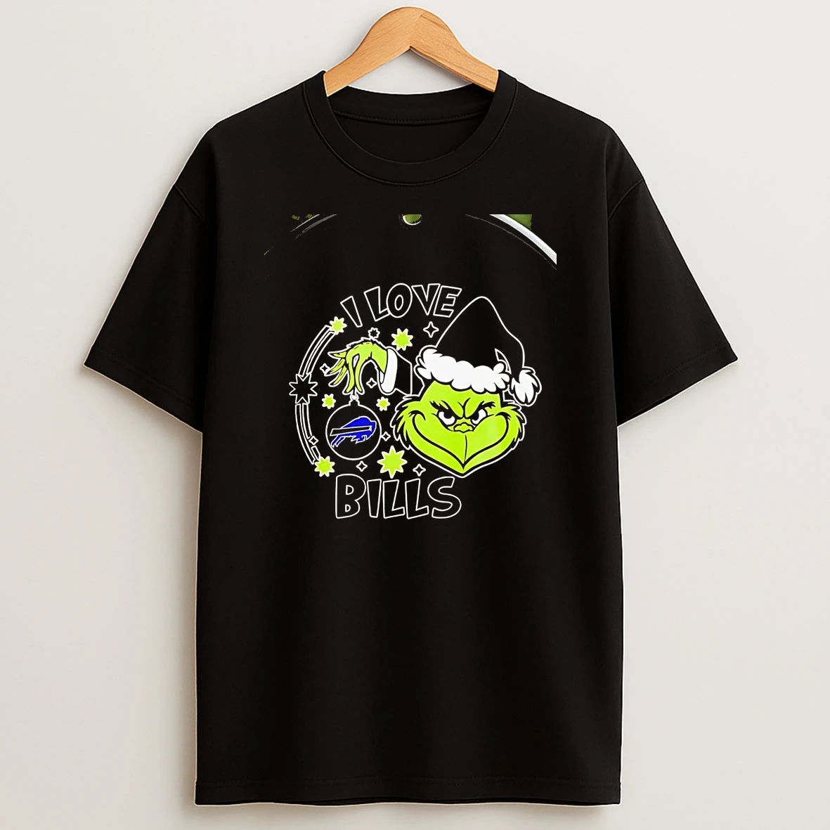 Grinch I Love Buffalo Bills Christmas Chriast T Shirt