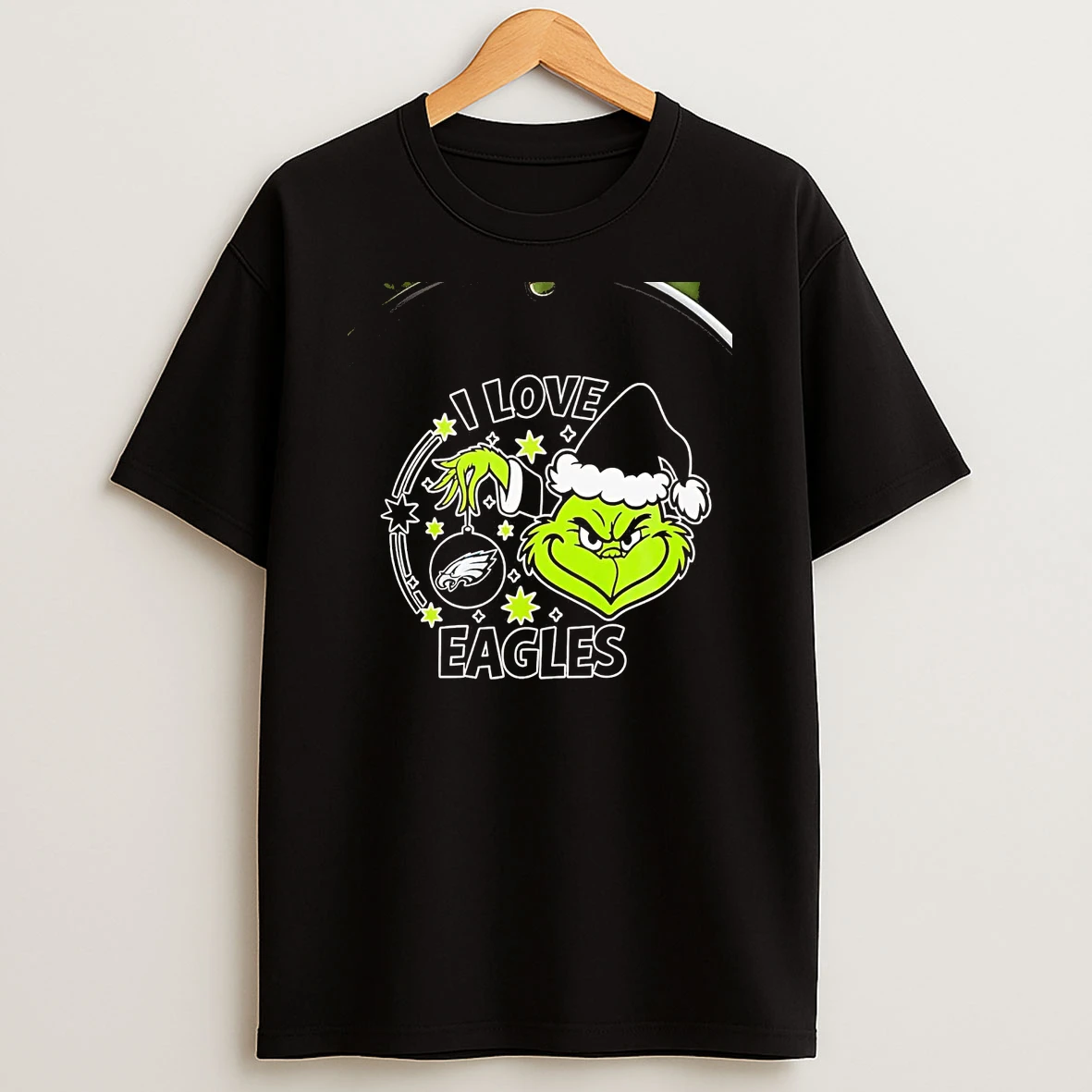 Grinch I Love Philadelphia Eagles Christmas Chriast T Shirt