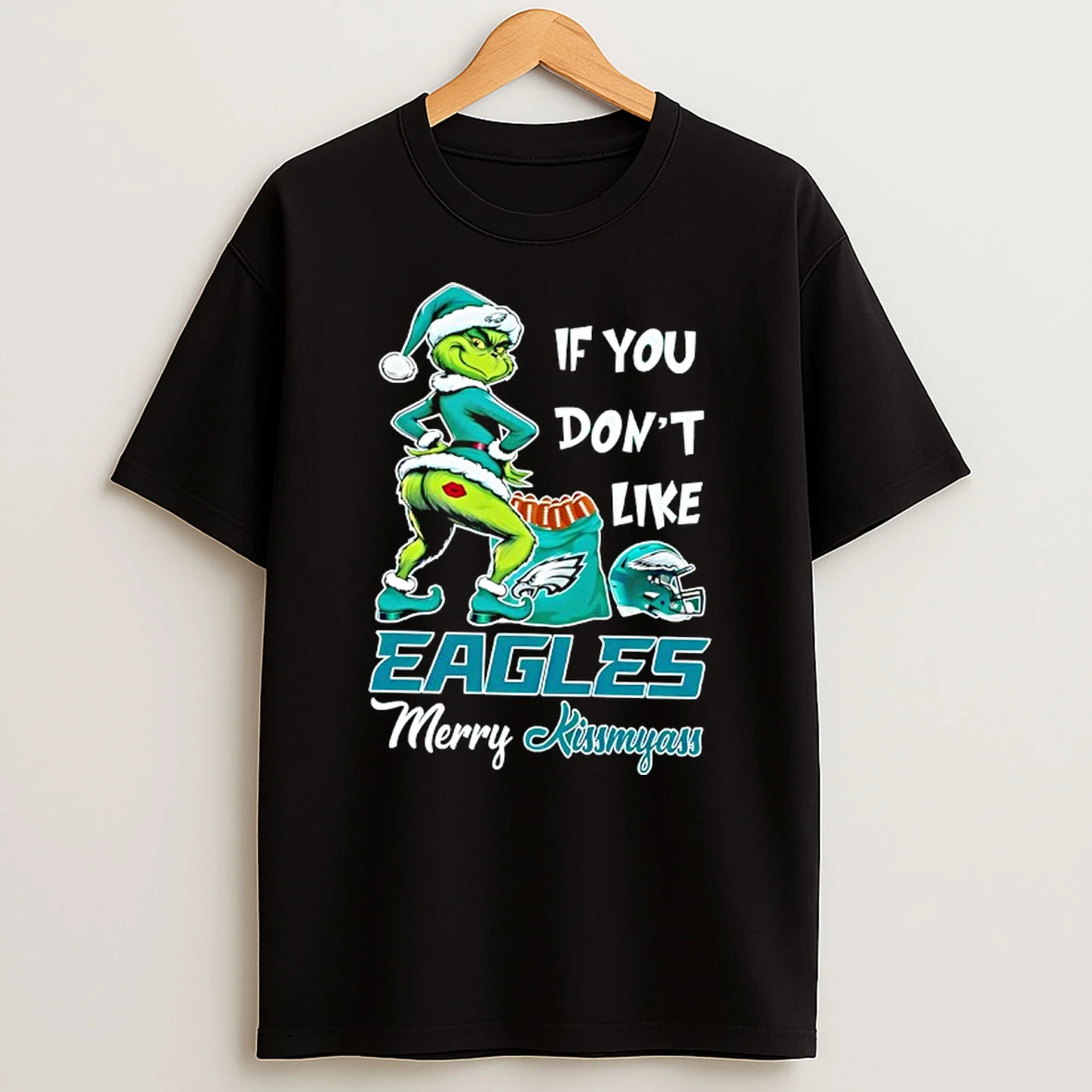 Grinch If You Dont Like Philadelphia Eagles Merry Kimyass T Shirt