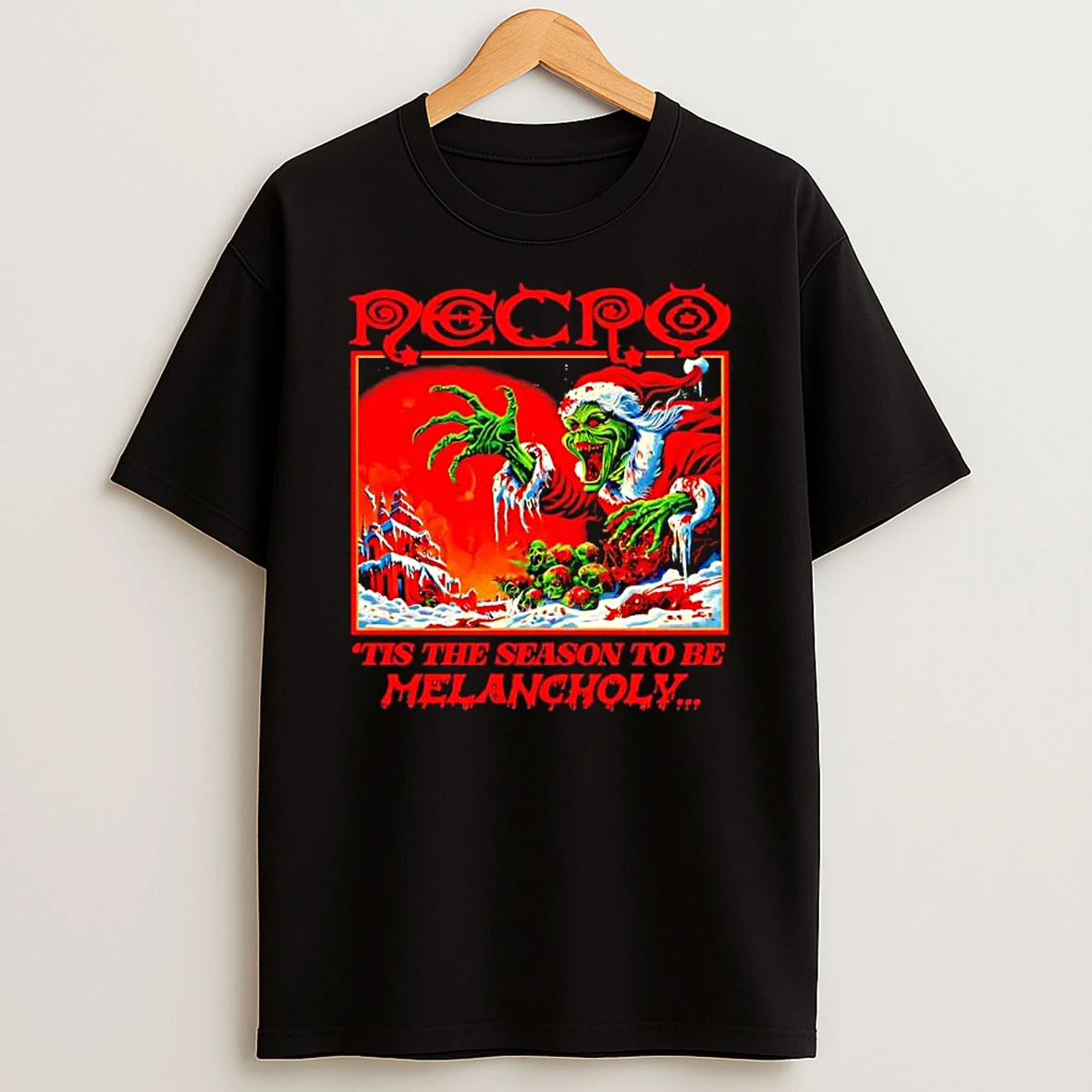 Grinch Necro Tis The Season To Be Melancholy T Shirt