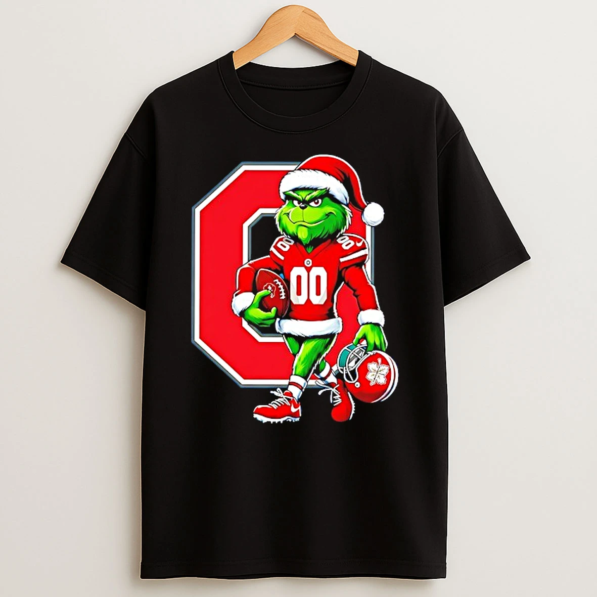 Grinch Ohio State Buckeyes Ncaa Football T Shirt
