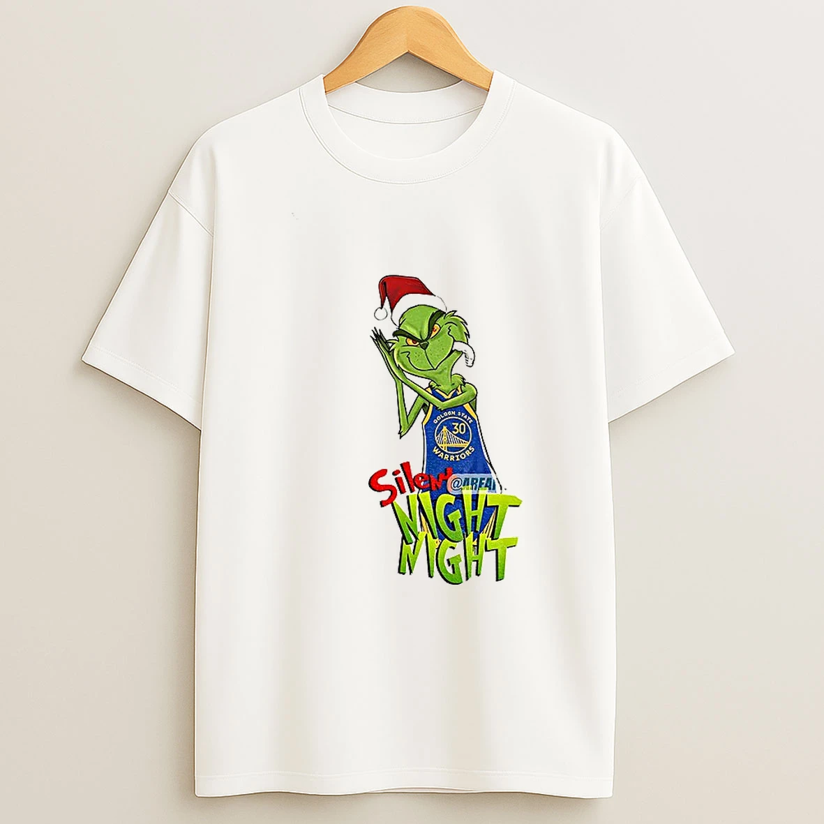 Grinch Santa X Stephen Curry Golden State Warriors Nba Basketball Christmas T Shirt