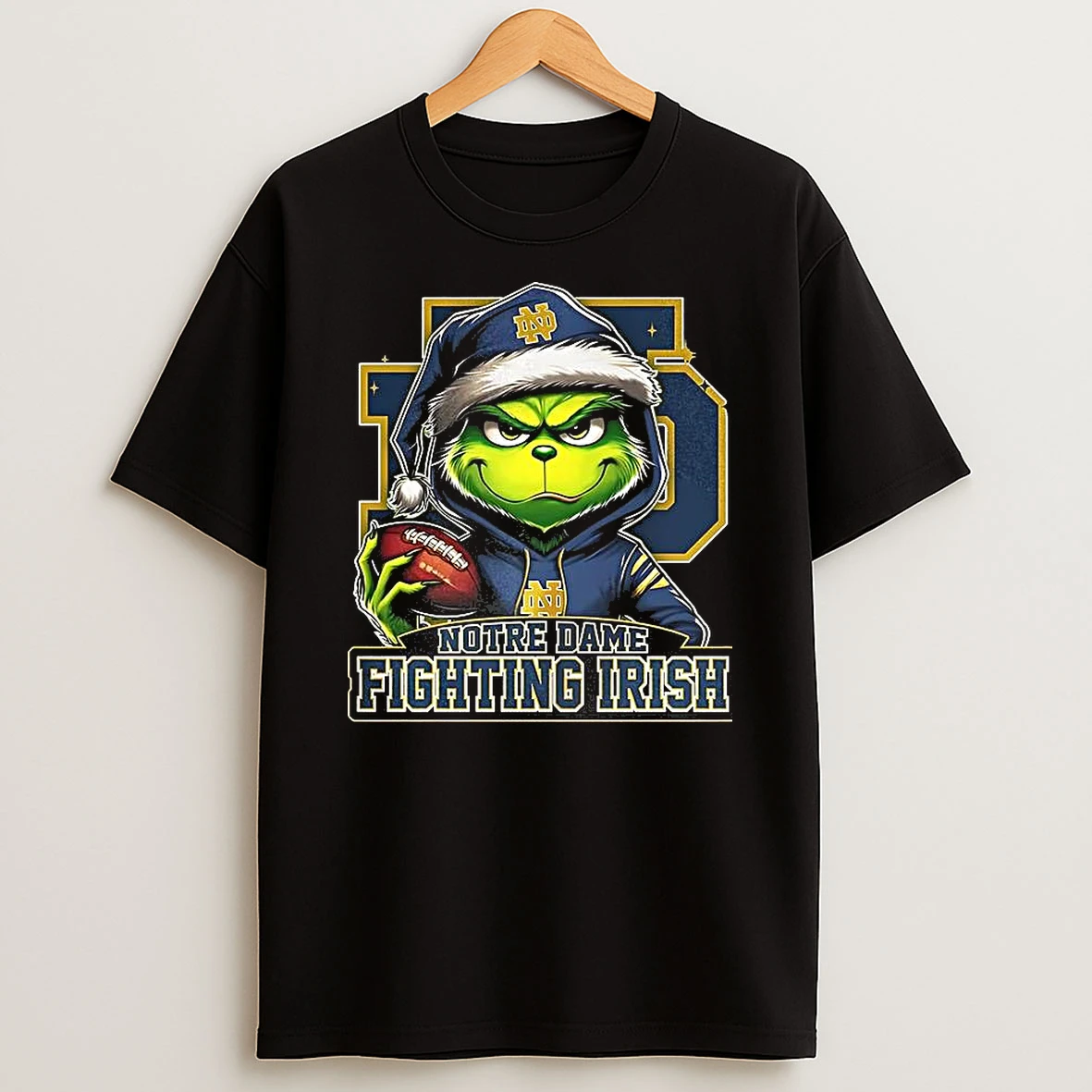 Grinch X Notre Dame Fighting Irish Football 2025 Merry Christmas T Shirt