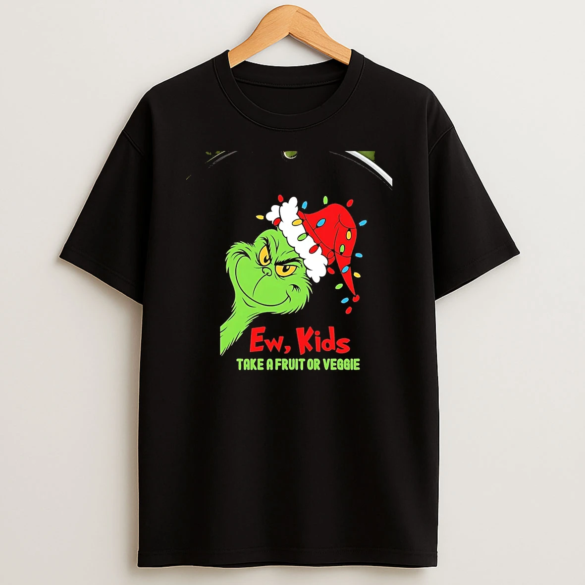Grinch Ew Kids Take A Fruit Or Veggie Christmas Chriast T Shirt