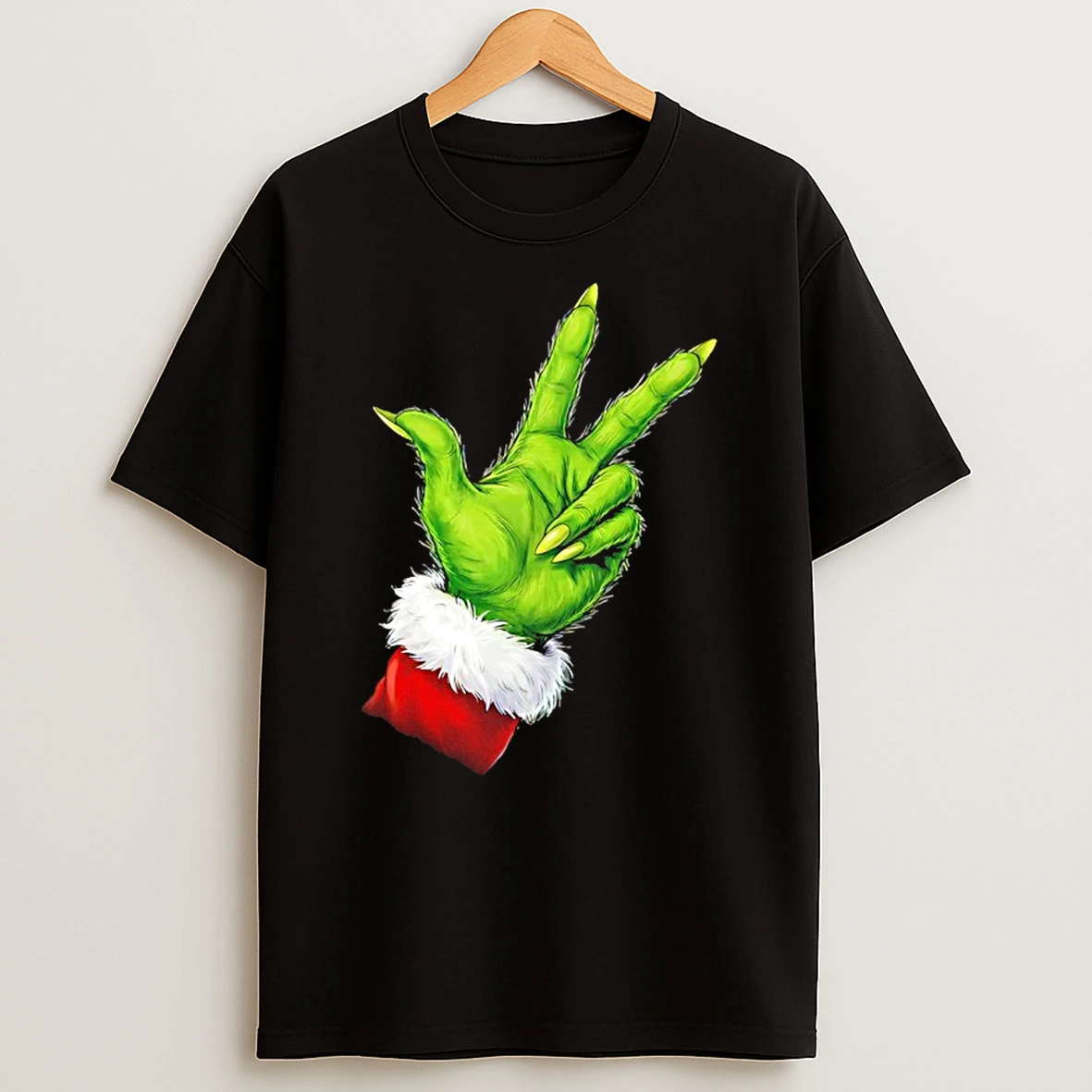 Grinch Holiday Heist Hand T Shirt