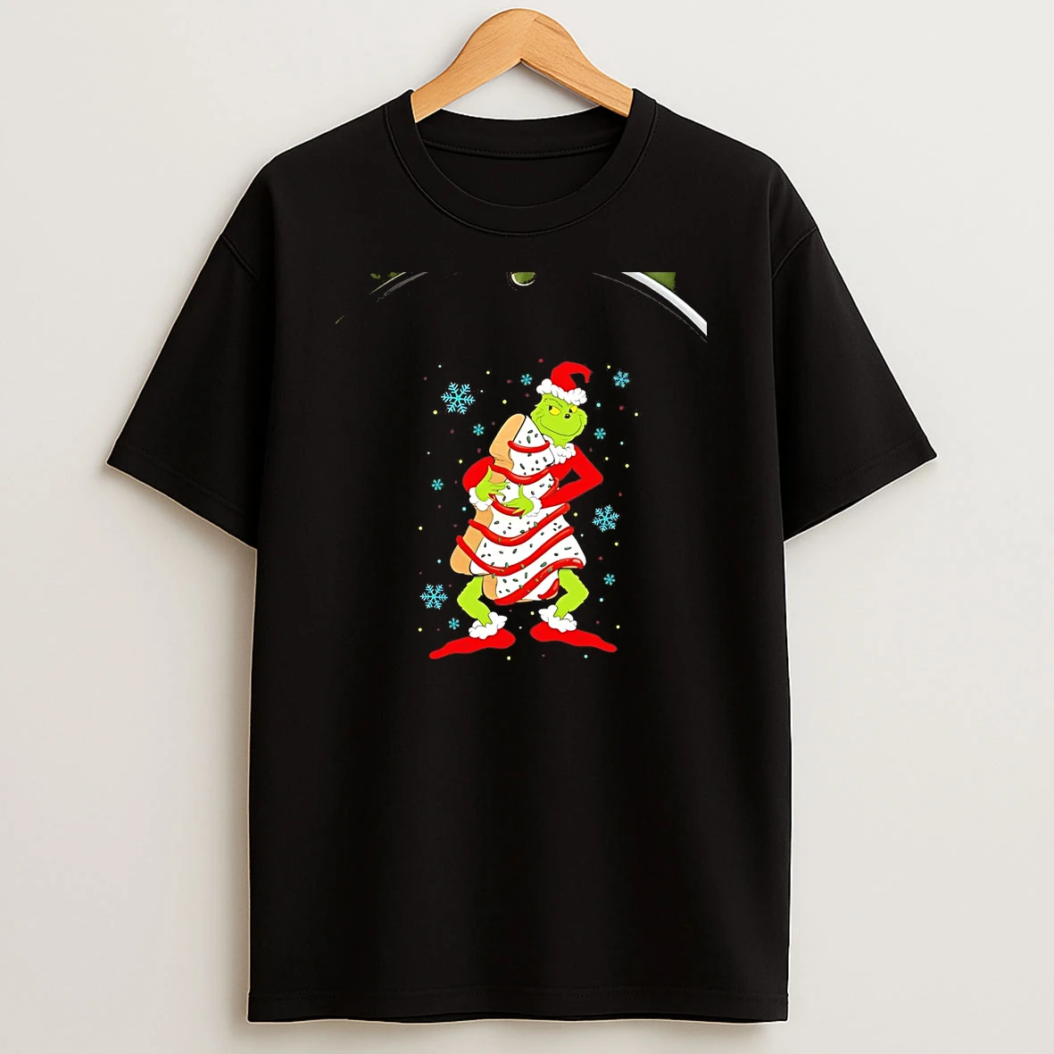 Grinch Little Debbie Christmas Tree Cake Chriast T Shirt