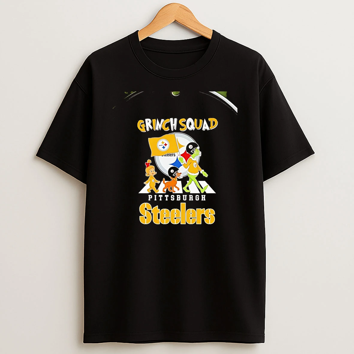 Grinch Squad Pittsburgh Steelers Christmas Chriast T Shirt