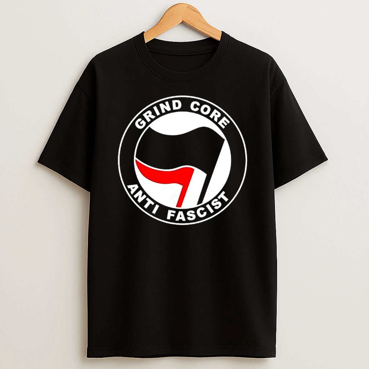 Grind Core Anti Fascist T Shirt