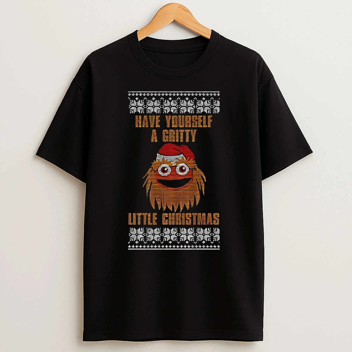 Gritty Philadelphia Flyers Hockey Have Yourself A Gritty Little Christmas T Shirt