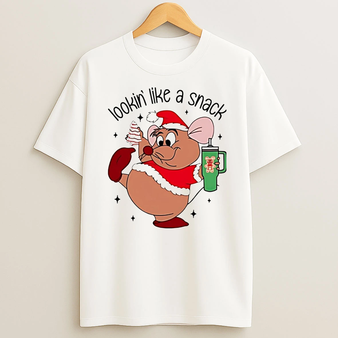 Gus Mouse Lookin Like A Snack Christmas T Shirt