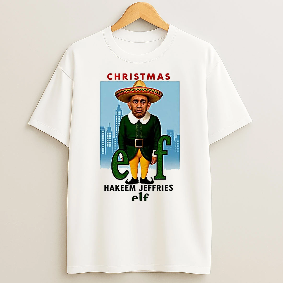 Hakeem Jeffries Elf Christmas T Shirt