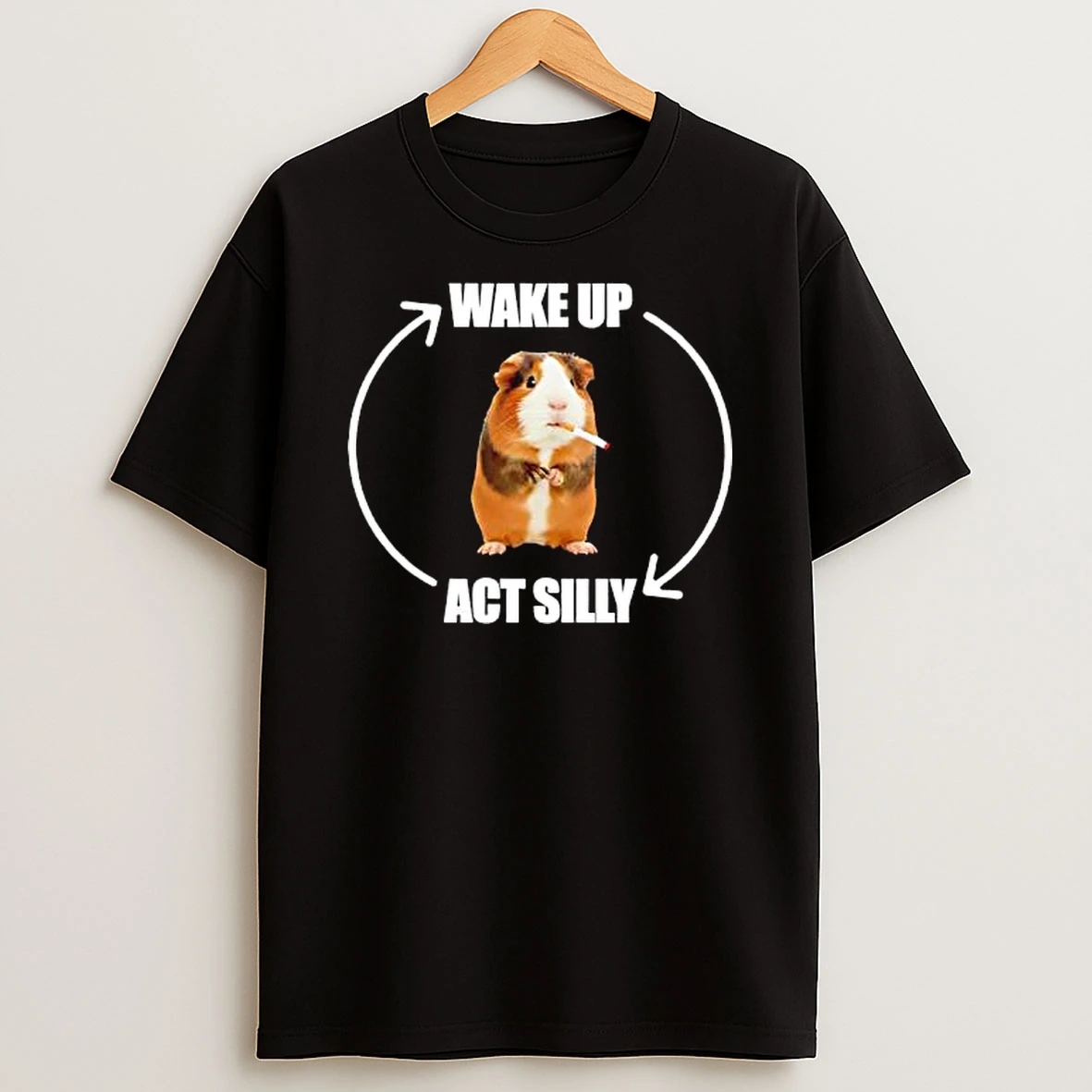 Hamter Wake Up Act Silly Cycle T Shirt