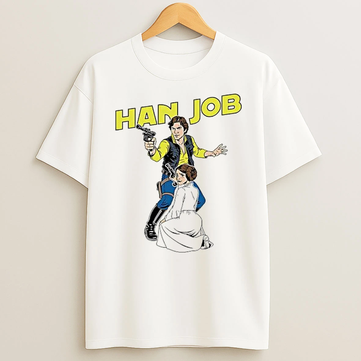 Han Solos Past Job Star Wars Graphic T Shirt