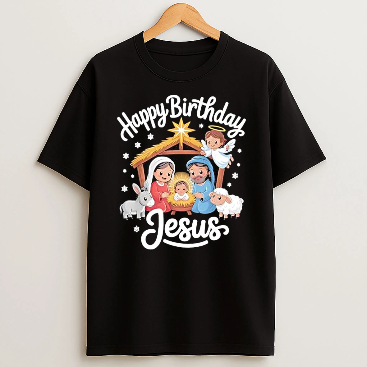 Happy Birthday Jesus Christmas T Shirt