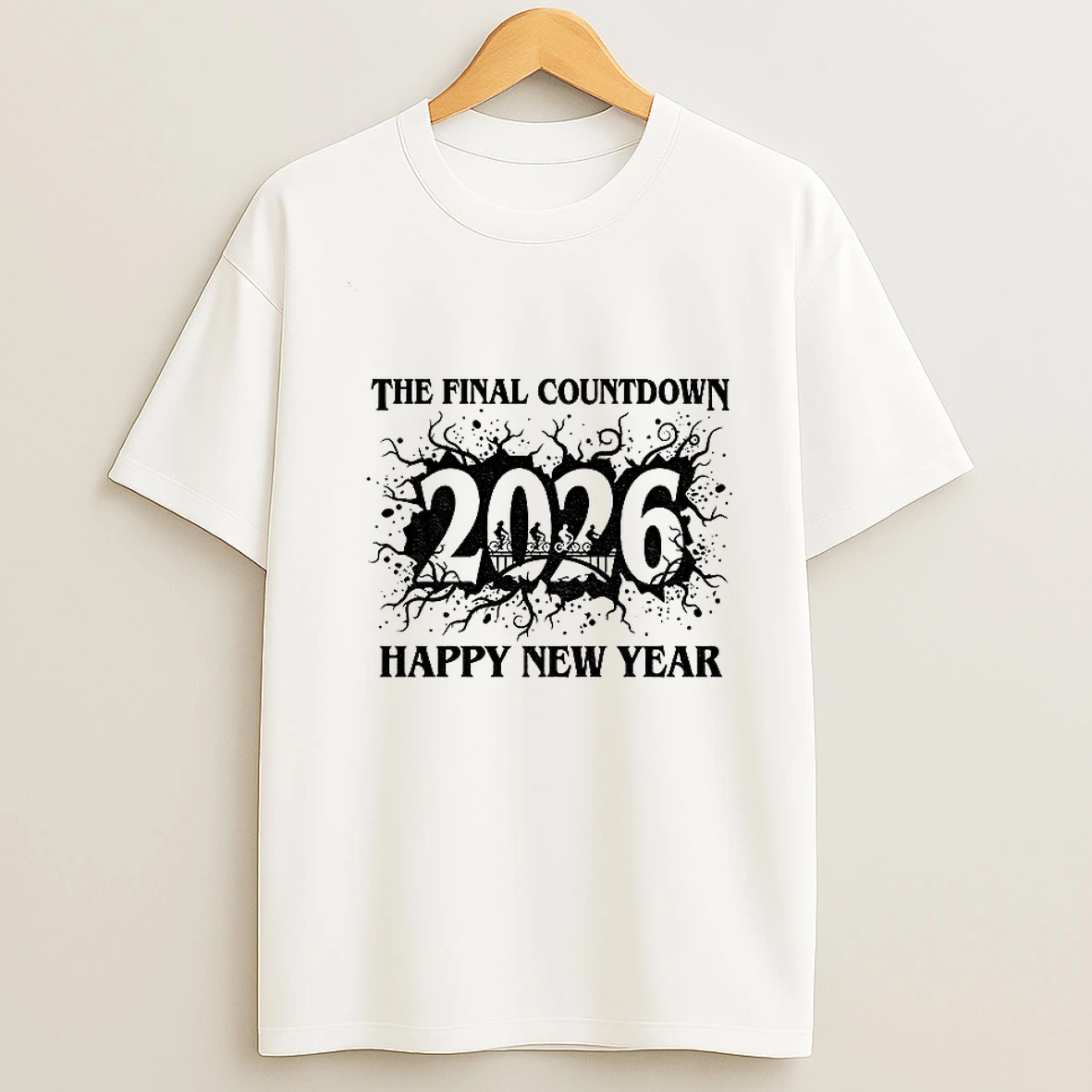 Happy New Year 2026 Seamless The Final Countdown T Shirt