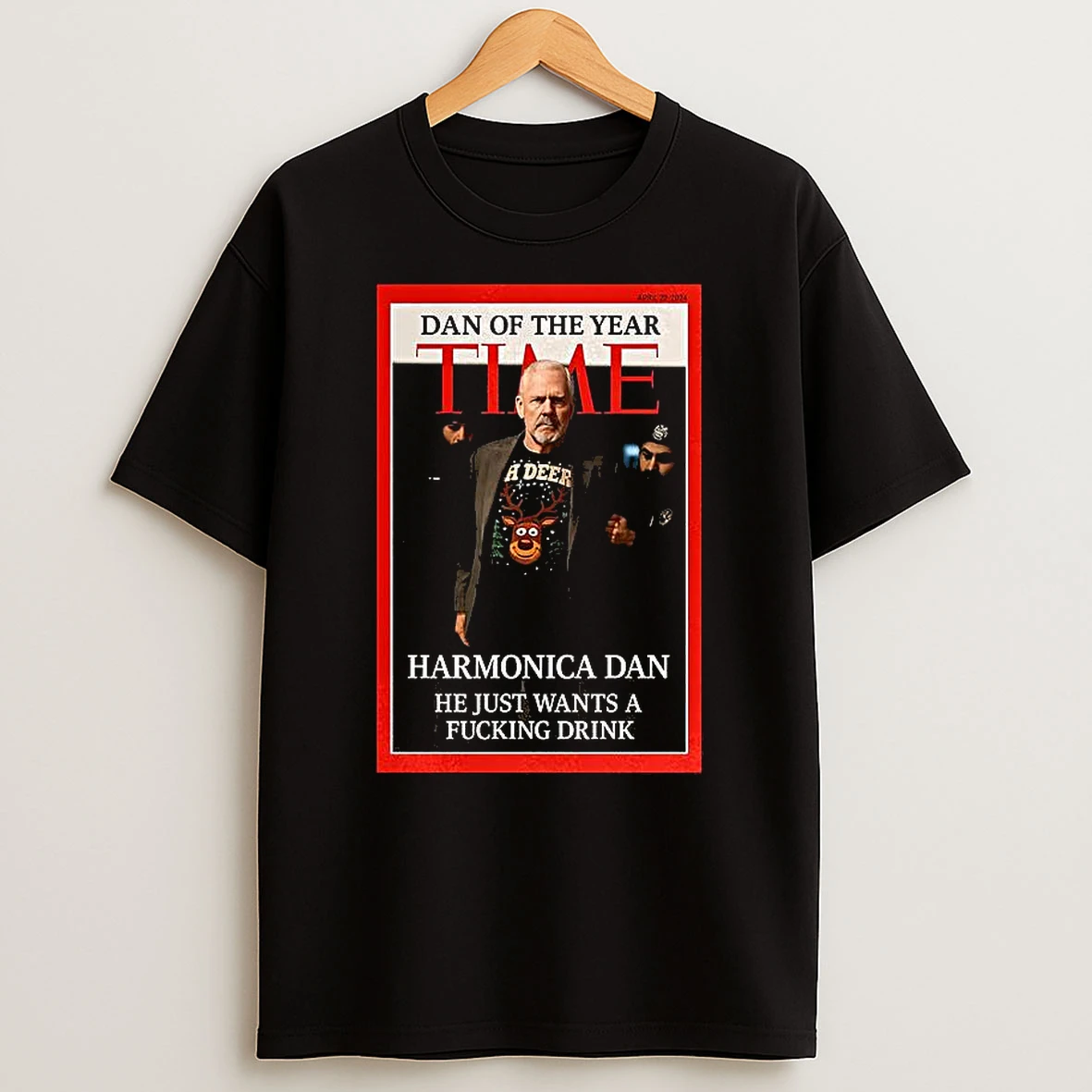 Harmonica Man Of The Year Time T Shirt
