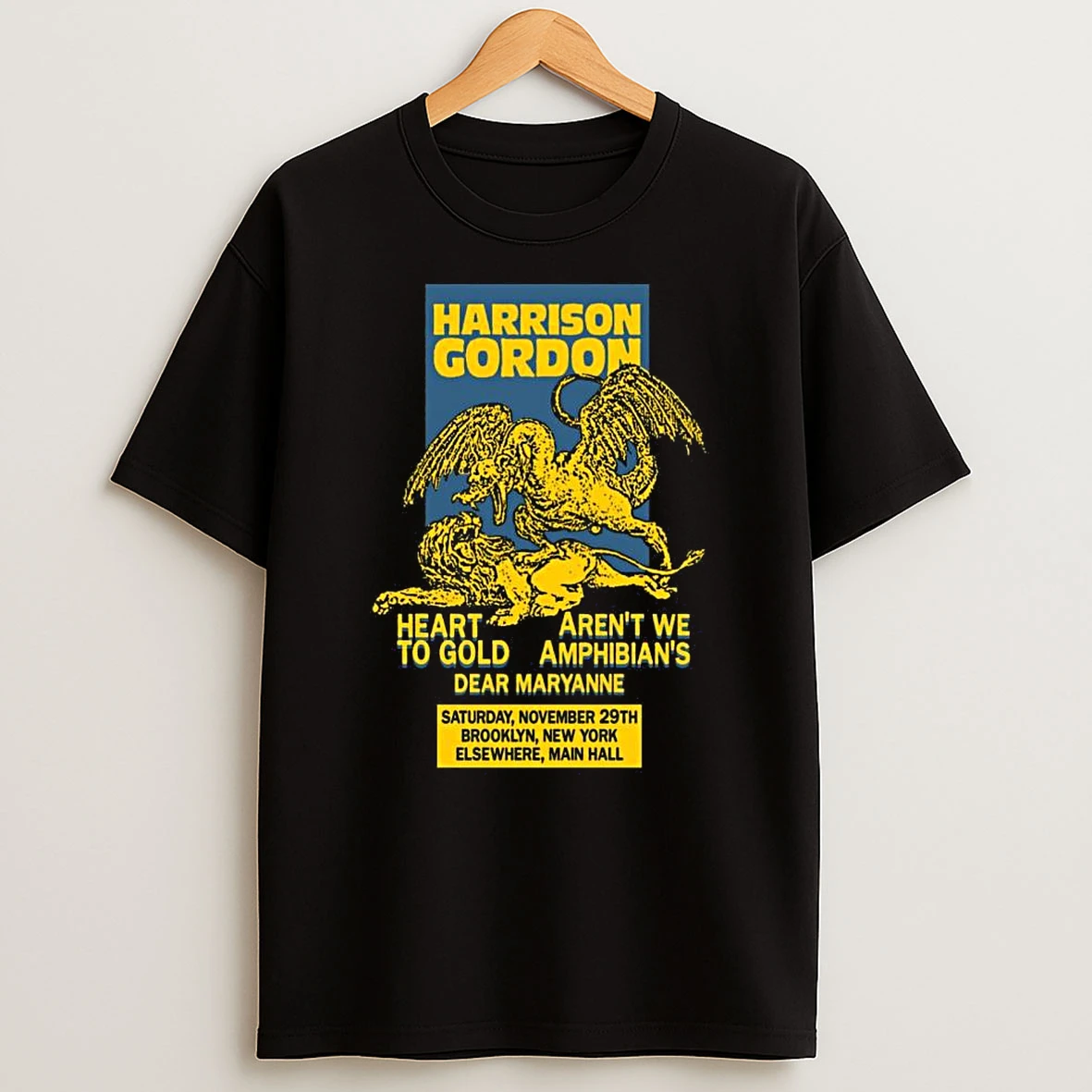 Harrison Gordon Elsewhere Brooklyn Ny Nov 29 2025 T Shirt