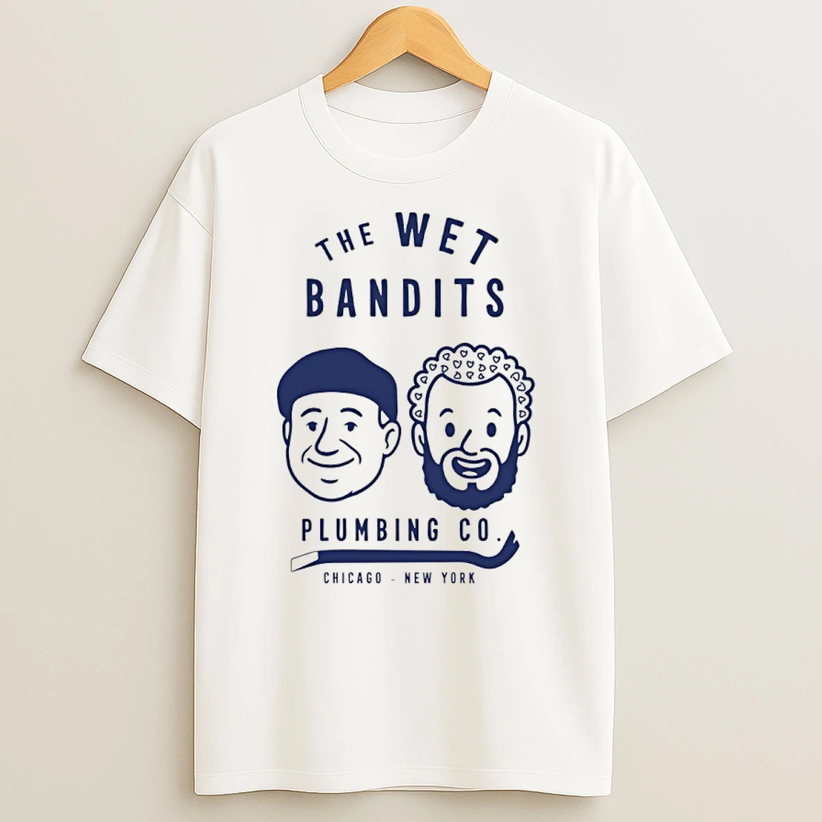 Harry And Marv The Wet Bandits Plumbing Co Chicago New York T Shirt