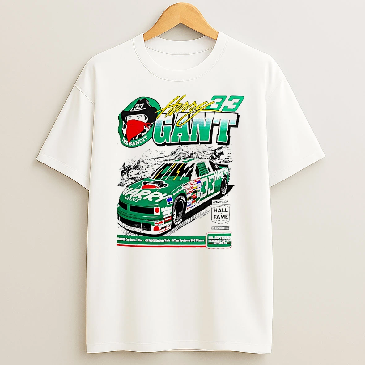 Harry Gant 33 Hall Of Fame Circle T Shirt
