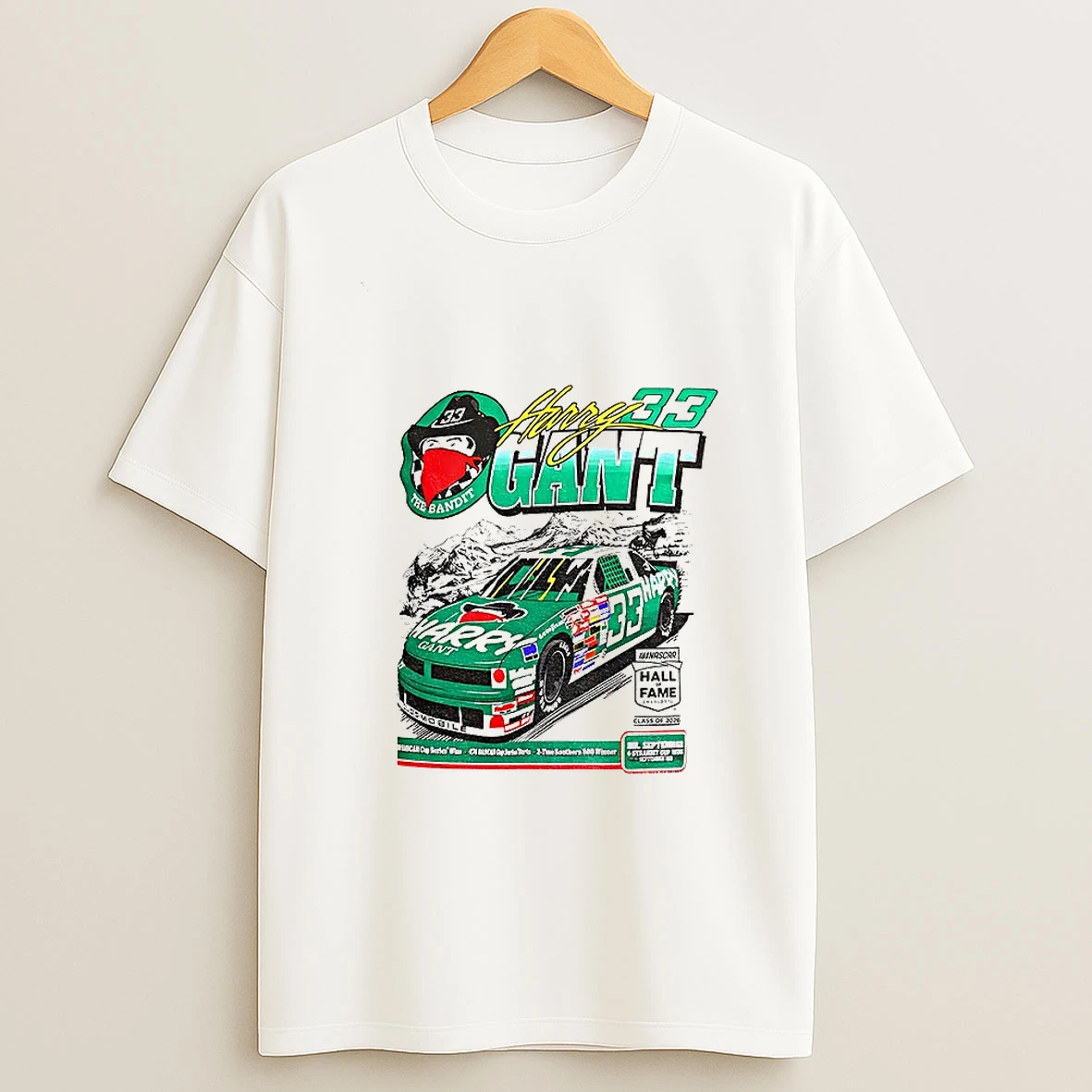Harry Gant Hall Of Fame Class Of 2026 Signature T Shirt