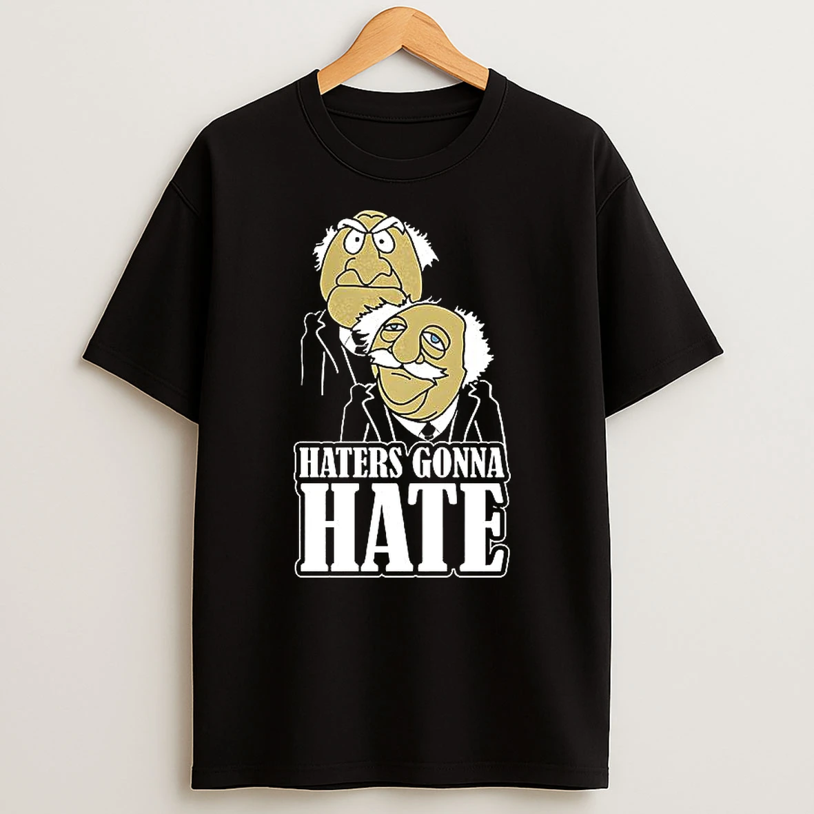 Haters Gonna Hate Statler And Waldorf Puppet Cartoon T Shirt