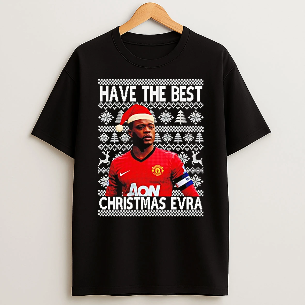 Have The Best Christmas Evra Man Utd Xmas T Shirt