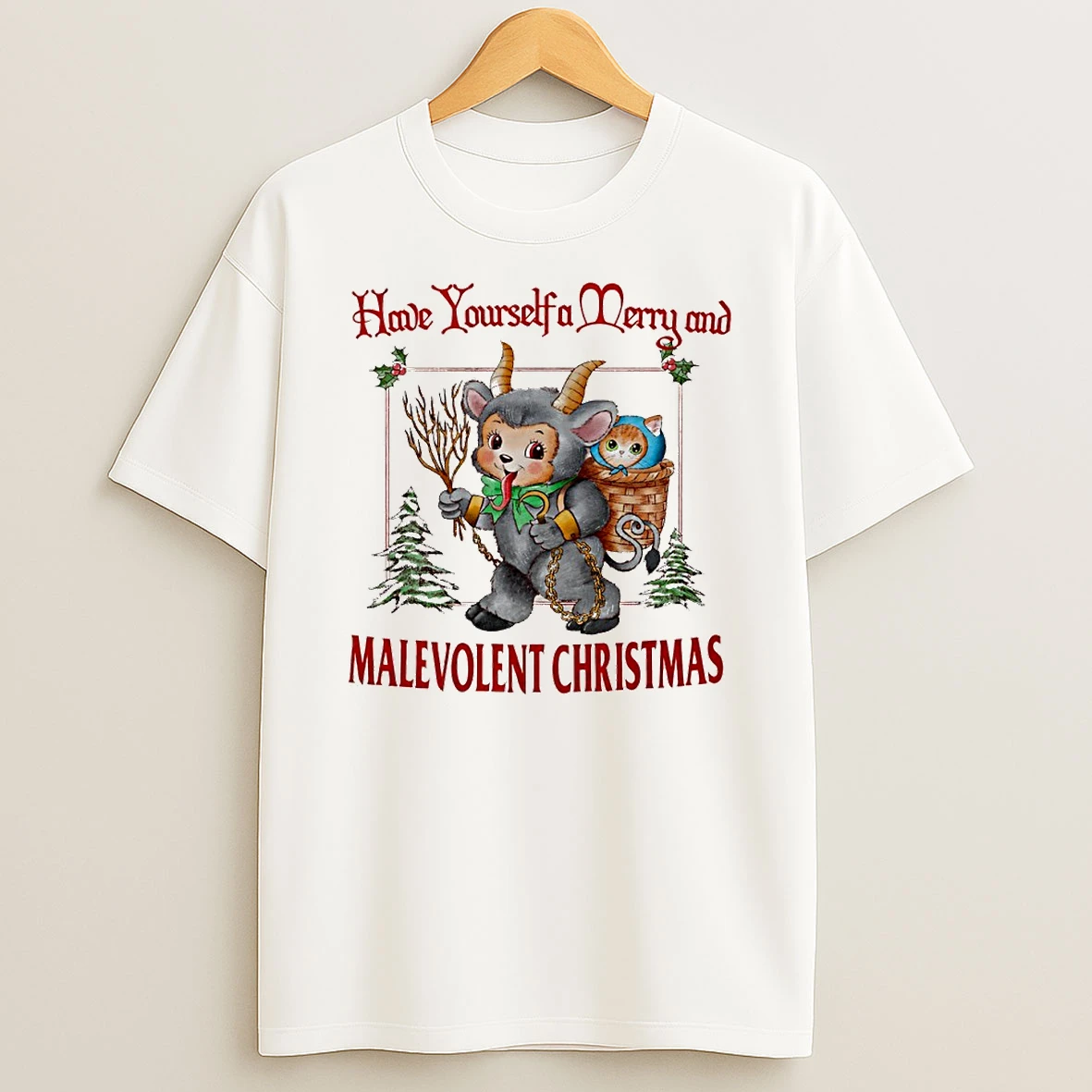 Have Yourself A Merry And Malevolent Christmas Circle T Shirt
