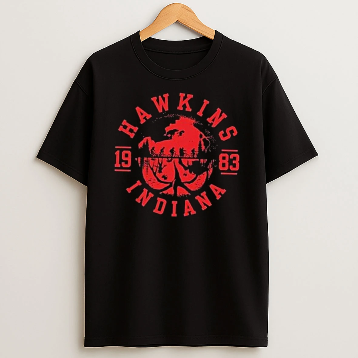 Hawkins 1983 Indiana Upside Down T Shirt