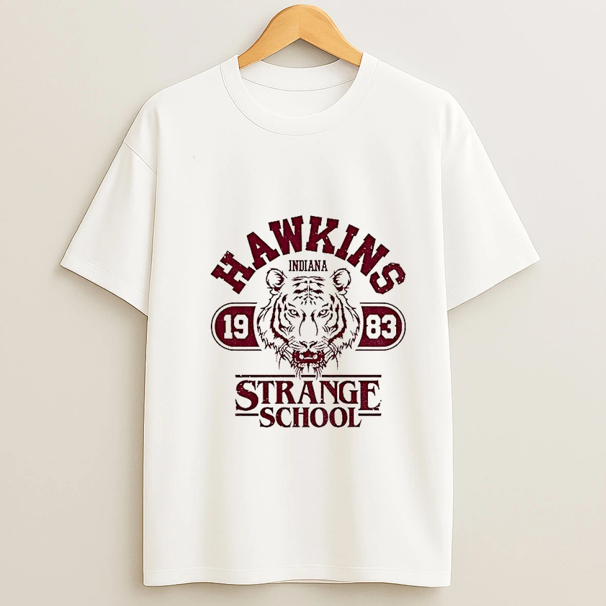 Hawkins High School Indiana 1983 Strange School T Shirt