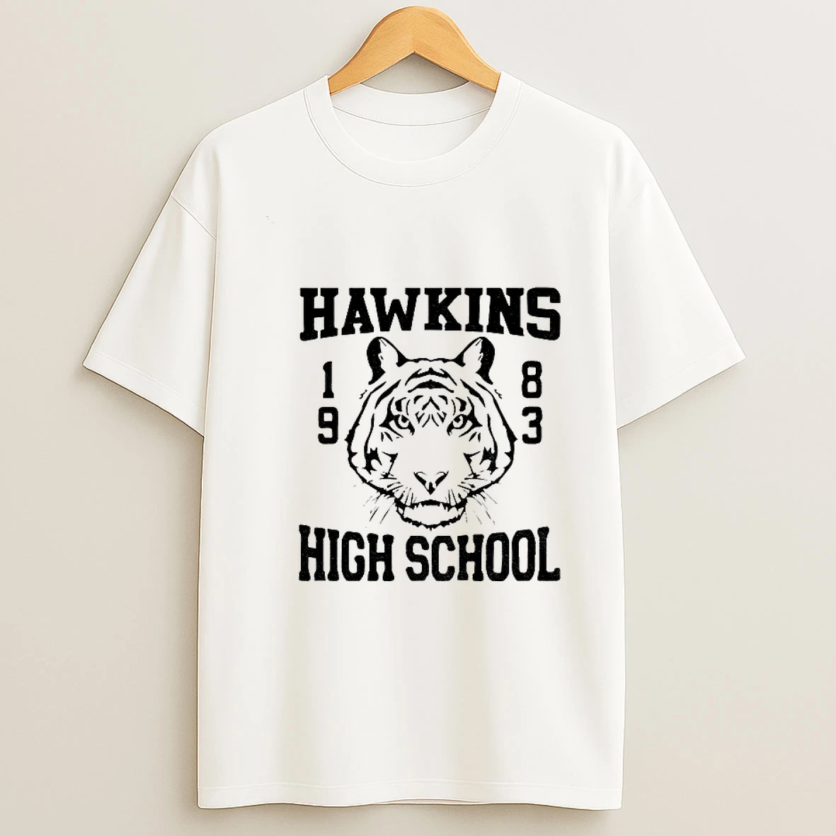 Hawkins High School Tiger T Shirt