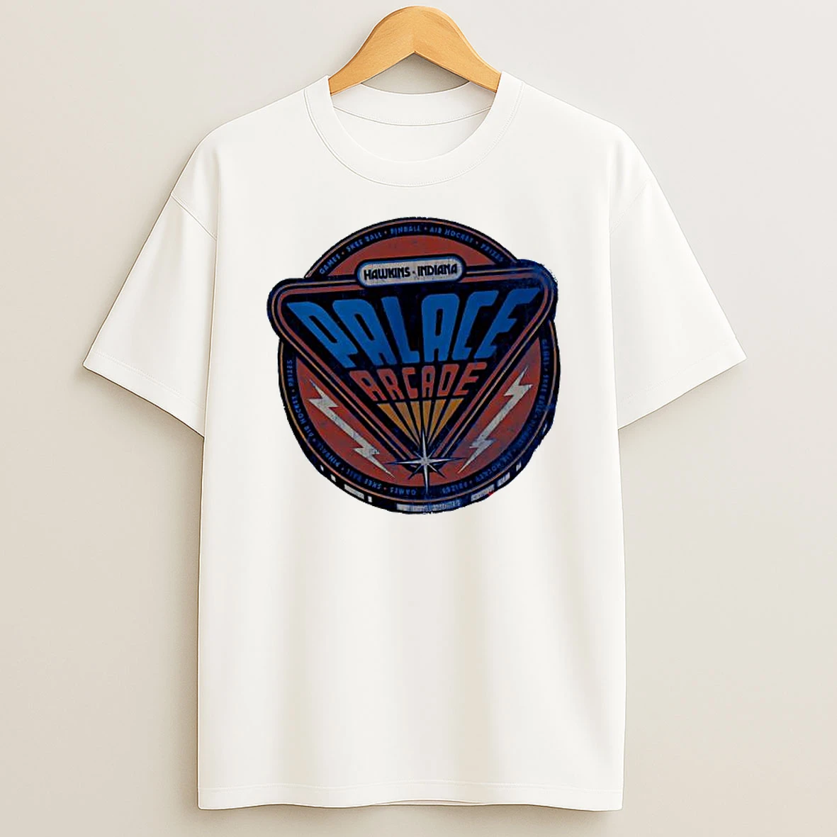 Hawkins Indiana Palace Arcade Graphic T Shirt