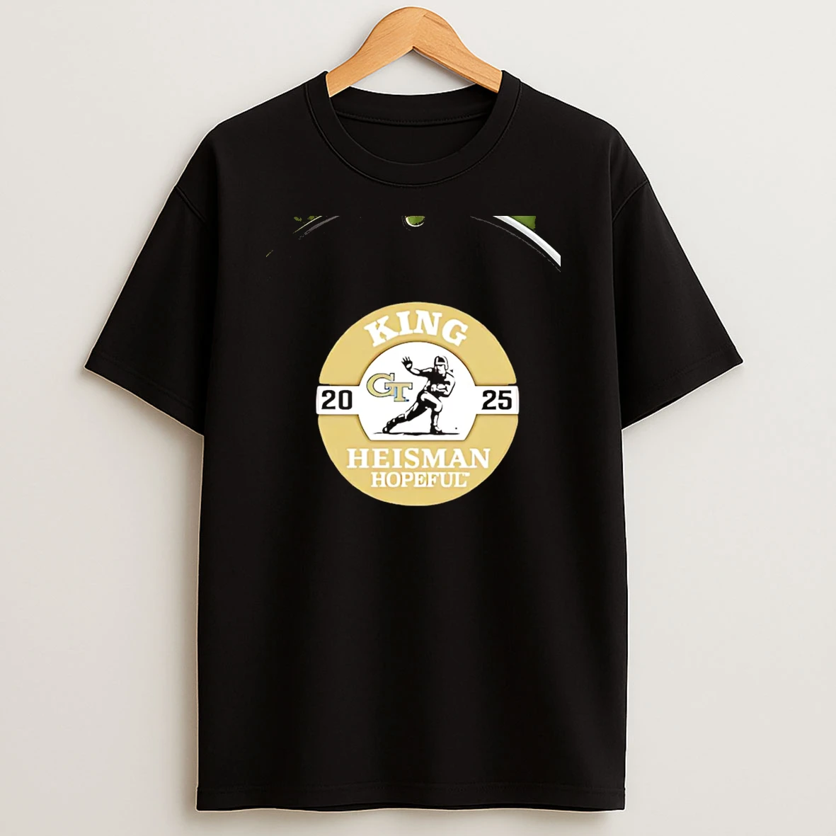 Haynes King Heisman Hopeful Button 2025 Georgia Tech Yellow Jackets Christmas Chriast T Shirt