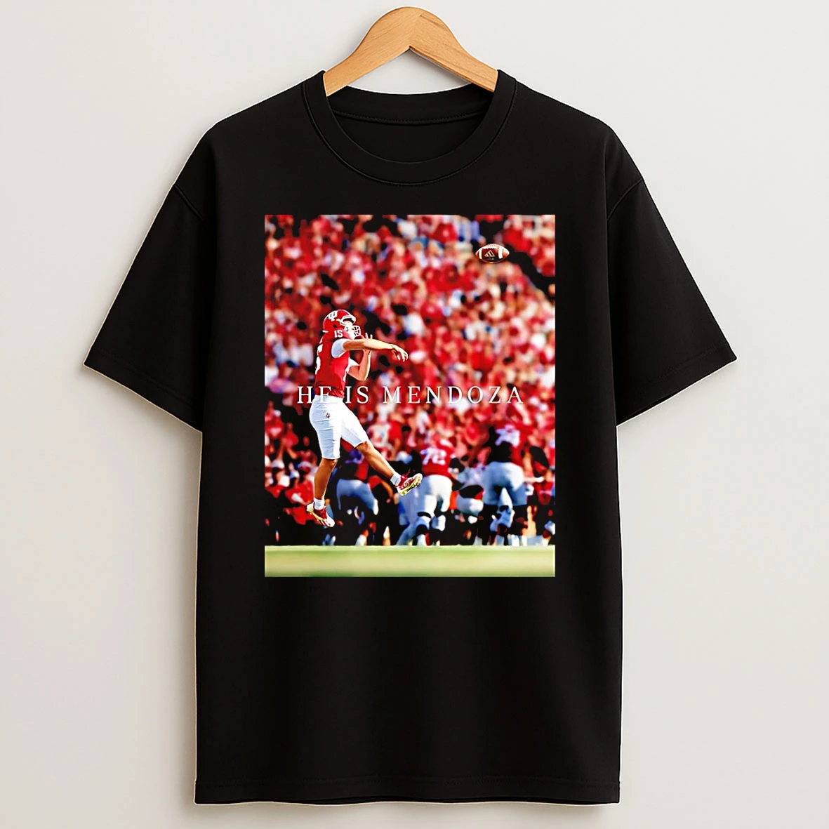 He Is Mendoza Indiana Hoosiers Heisman Trophy Winner 2025 T Shirt