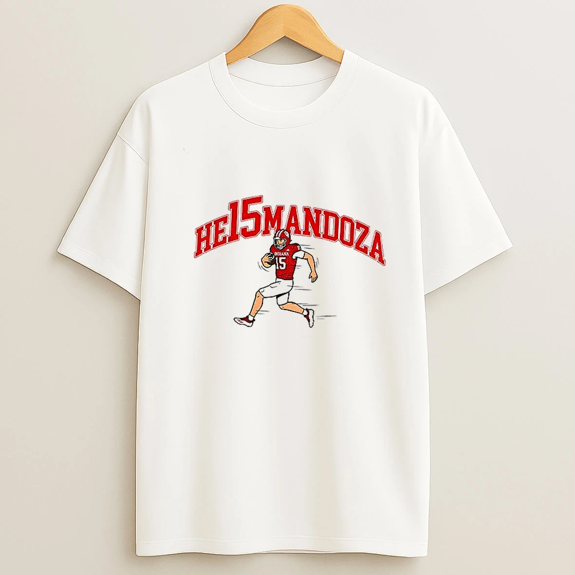 He15mendoza Fernando Mendoza He15man Indiana Hoosiers Football T Shirt