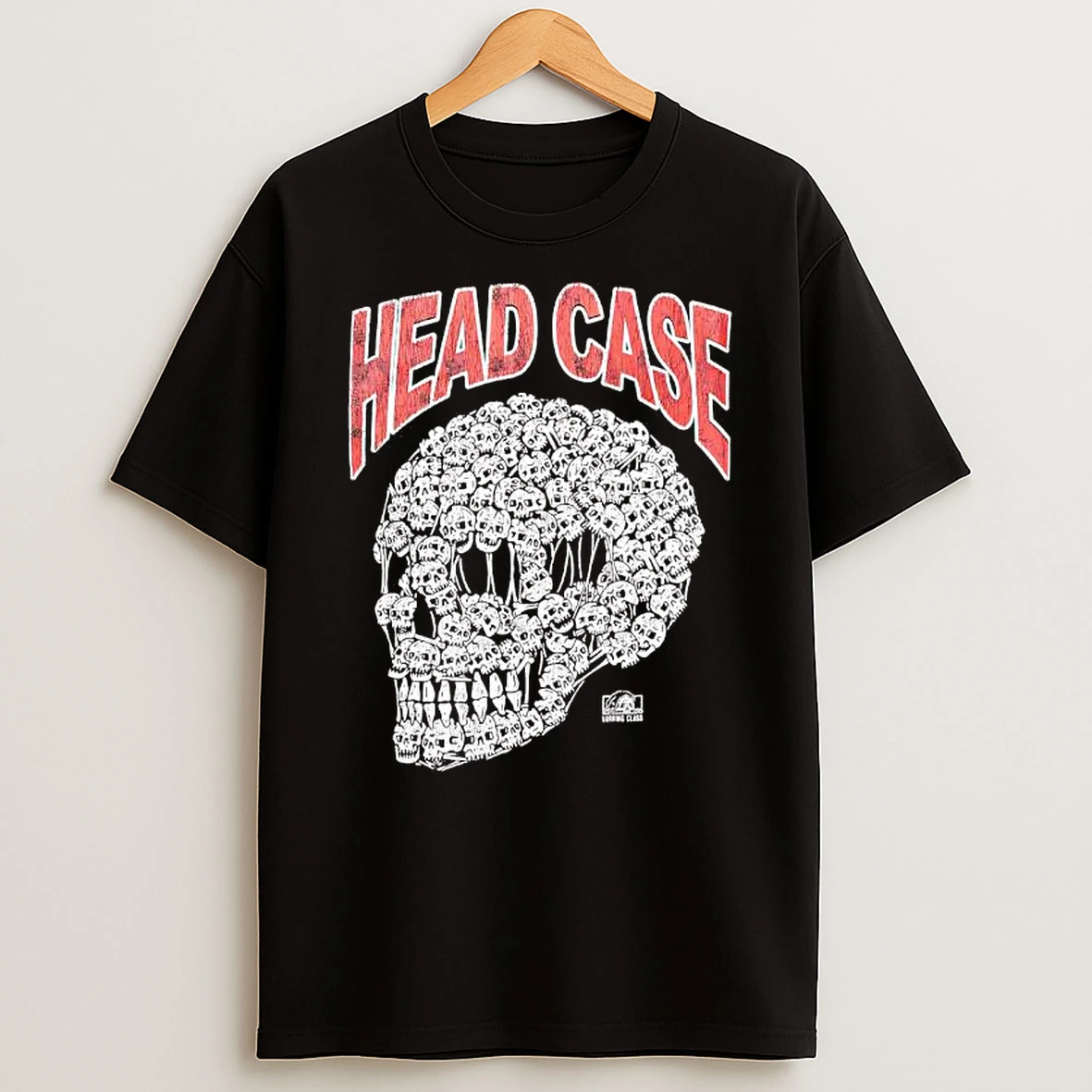 Head Case Skull Graphic T Shirt