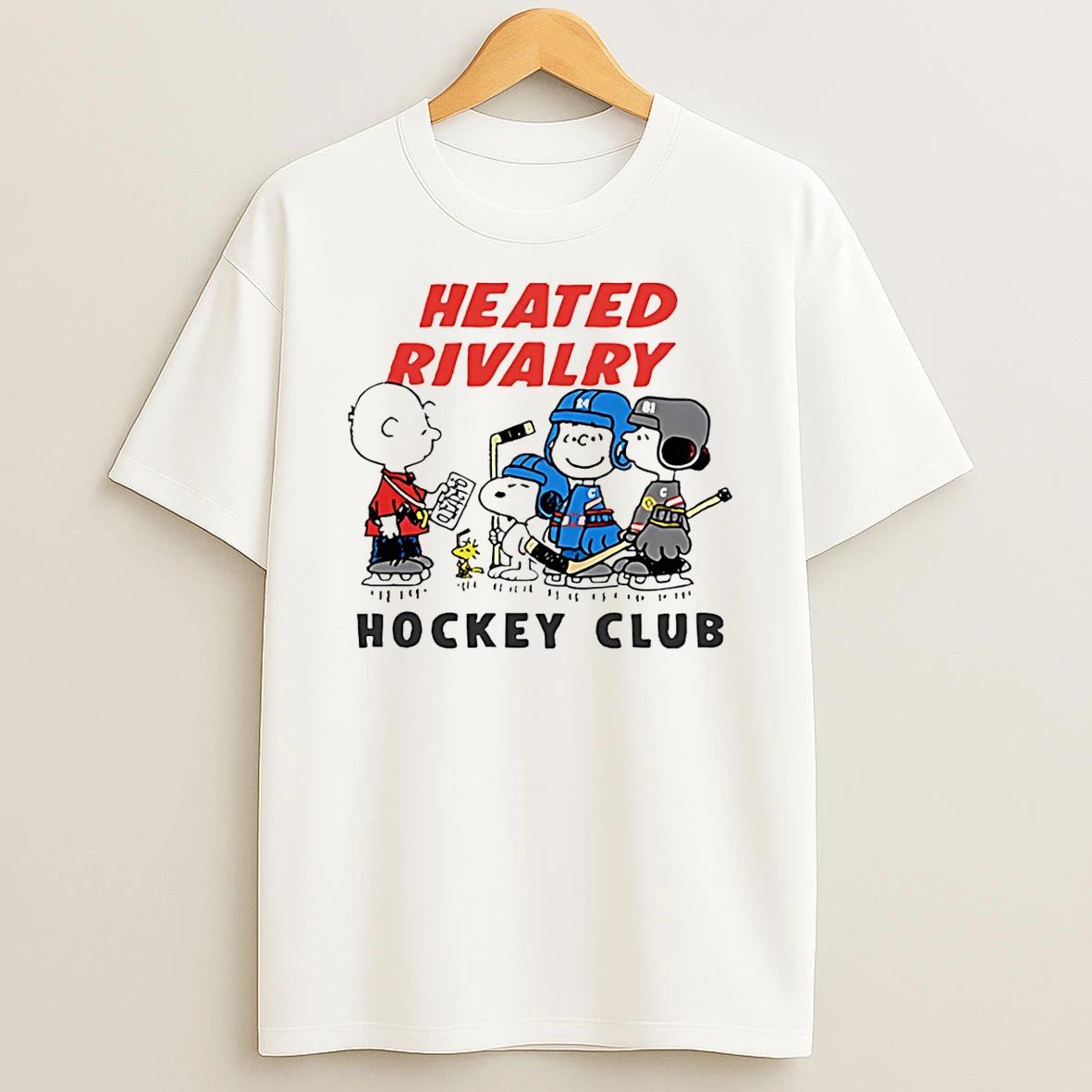 Heated Rivalry Hockey Club Peanuts T Shirt